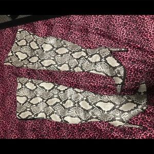 Snake Skin boots
